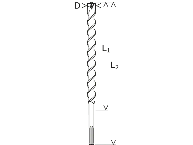 Udarni sveder Bosch SDS max-7, Dimenzije: 28x1200x1320mm, 2608586788